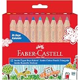 Faber-Castell İlk Boya Kalemim Jumbo Yarım Boy 12 Renk