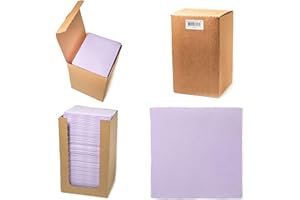 Alvotex CHIC Airlaid 100 Coctailservietten, 1/4 Falten Stoffähnlich, Hochwertige Einwegserviette, Lila, 20x20 cm
