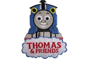 ELLU Thomas The Tank Engine and Friends Parche para Planchar en Coser en el Tren Insignia Bordada