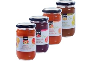 Mermelada de MULTISABOR con extra de fruta JUMEL. 50 g de fruta por cada 100 g de producto. Mermelada gourmet. Pack de 4 unidades (1,39 € / unidad). A PARTIR DE 15€ PORTES GRATIS.