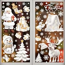 Weihnachten Fenstersticker Wiederverwendbar Selbstk Produktbild-Vorschau 2