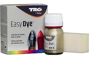 TRG The One Easy Dye, colorante per il ripristino del colore delle scarpe in pelle, Argento (404 Platinum), 25 ml