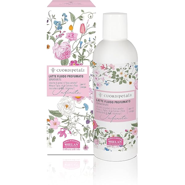 Helan Cuor Di Petali Duschgel & Shampoo 2-in-1 – Ohne Sulfate/Parabene, 200 Ml, Mit Rosen & Linden