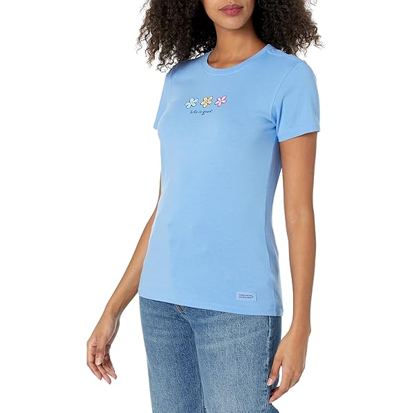 Life Is Good Damen T-Shirt - Bee Happiness All Around Crusher Tee