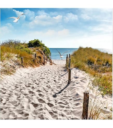 Wallario Kühlschrank Aufkleber - Französisches Frühstück 60x60 Cm