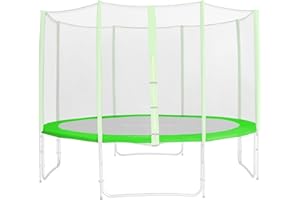 SixBros. Tour de Protection de Rechange Vert pour Trampoline de Jardin 1,85 M - 4,60 M PVC RA-1957