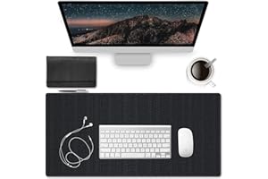 bestyks Large Mouse Pad Mat- 800*300*3 mm Extended XXXL Gaming Mousepad Desk Keyboard Pad with Soft Cloth Material, Non-Slip Base, Waterproof Computer Keyboard Mouse Mat for Gamer, Computer/Laptops