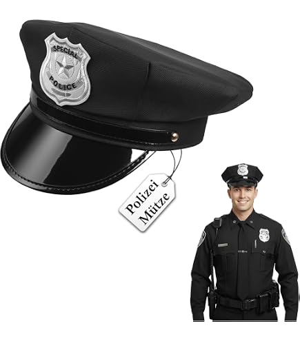 Porta Distintivo Pelle Rotondo Con Clip E Catena | Diametro 9,0 Cm | Polizia