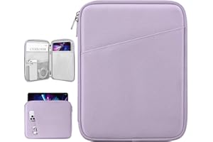 Dadanism 13 Pouces Housse Pochette pour Tablette pour iPad Pro 13" M4 2024, iPad Air 13" M3 M2, iPad Pro 12,9", Galaxy Tab S10+ Plus/S9 FE+/S9+ Plus 12,4", Remarkable Paper Pro 11,8", Gris Violet