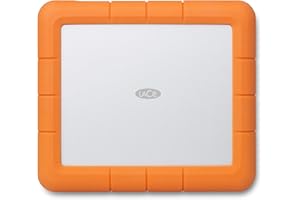 LaCie Rugged RAID Shuttle 8TB, Portable External Hard Drive, USB-C, PC Mac iPad & iPhone, Data Rescue Service (STHT8000800)
