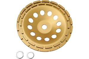 NISORPA 230mm Grinding Wheel, Diamond Cup Angle Grinder Discs Diamond Cup for Concrete, Marble, Granite, Natural Stone, Cement, for Grinding, Polishing, Cleaning, Surface