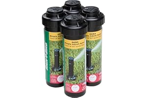 Rain Bird 32SA/4PKS Simple Adjust 32SA Gear Drive Rotor, Adjustable 40° - 360° Pattern, 19' - 32' Spray Distance, 4-Pack