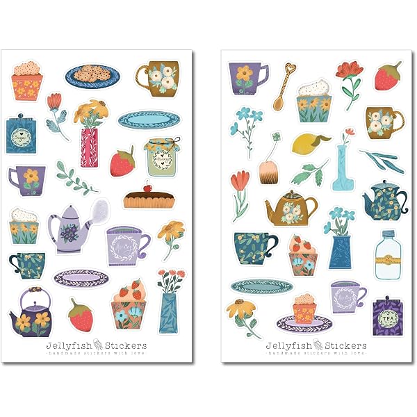 200 Adesivi Golosi Per Torte E Dolci: Simpatici Adesivi A Tema Food In PVC, Impermeabili E Colorati Per Decorare Album, Diari E Progetti Fai Da Te