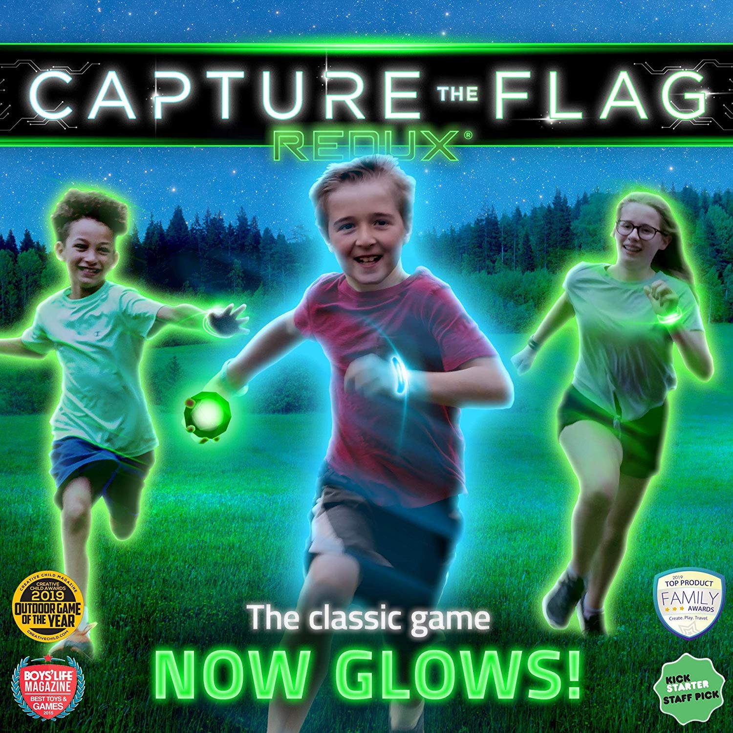 Captura la Bandera Redux: El Original Juego al Aire Libre Que Brilla en la Oscuridad e Ideal para Fiestas de cumpleaños, Grupos Juveniles y Trabajo en Equipo niños y niñas Adolescentes…