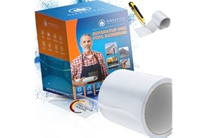 Birkental Reparatur Klebeband - starkes und wasserdichtes Pool Reparaturset - Unterwasser Abdichtband zum Reparieren für Pool, Haus wetterfestes Reparaturband (7,5 cm x 100 cm, Transparent)