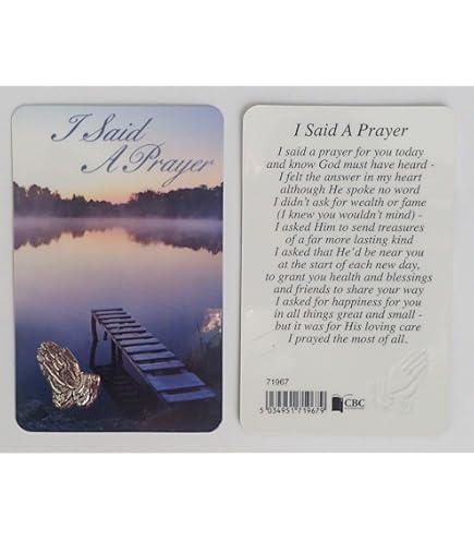WJ Hirten Prayer To Saint Anthony Holy Cards - Clear 4.5x2.5 Inch Religious Prayer Cards