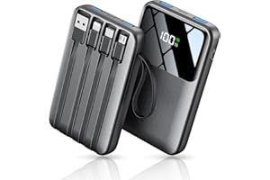 HELLEE Power Bank 27000mAh 22.5W PD3.0 QC3.0, Fast Charging Portable Charger with 6 Outputs & 2 Inputs, External Battery Pack USB-C In/Out, Compatible with iPhone 17/16/15/14/13/12 and More
