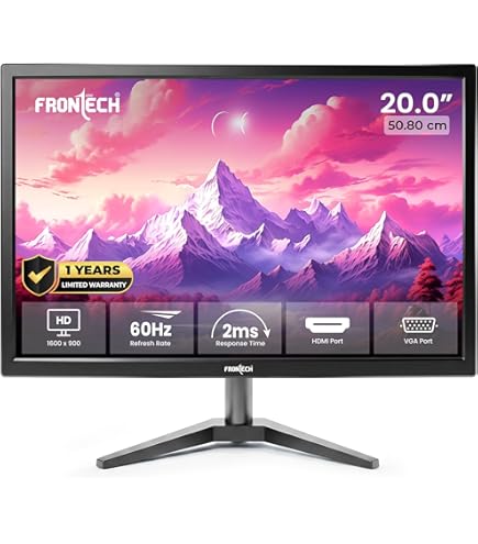 Aopen by Acer 18.5-inch LED Monitor with VGA Port - 19CX1Q (Black
