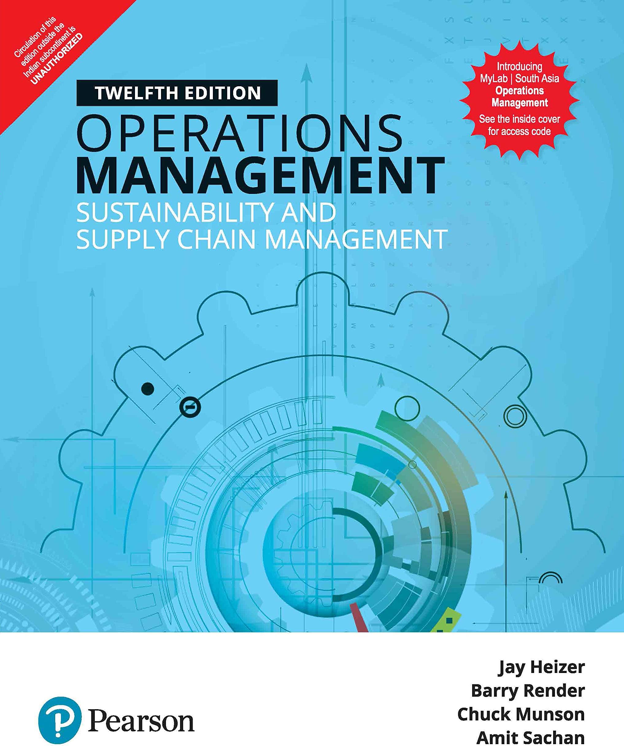 Operations Management Sustainability And Supply Chain Management