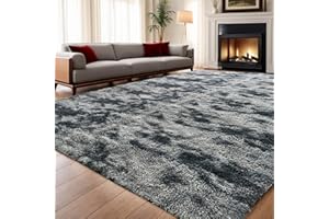 ISMOL Alfombra Suave y mullida para salón, Dormitorio, Oficina, Alfombra Decorativa para Exteriores, Pasillo, Alfombra Moderna (Gris Oscuro, 60 x 120 cm)