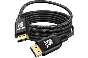 Diyanisly 4K HDMI-kabel 10M, 18 Gbps High Speed HDMI 2.0-kabel, Flätat Rep, stöder 4K@60 Hz 2K@120 Hz, Dynamic HDR, ARC, kompatibel Med TV, Bärbar Dator, PC, HDTV