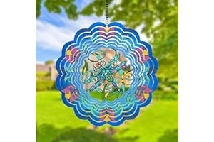 TICKTIME Dragonfly Garden Ornaments outdoor, Wind Spinners for Garden, Birthday Presents for Mum Unique, Pinwheels Wind Chimes outdoor, Gardening Gifts Dragonfly Gifts for Women, Mum, Grandma