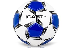 ICAST Kids Football Ball Size 5 - Lightweight, Durable Football for Young Players