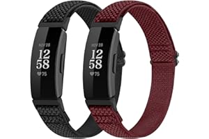 SHIJZWD Cinturino compatibile con Fitbit Inspire 3/Fitbit Inspire 2/Fitbit Inspire/Fitbit Inspire HR/Fitbit Ace 3/Fitbit Ace 2, regolabile elastico in nylon cinturino di ricambio per Fitbit Inspire 3
