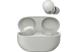 Sony WF-1000XM5 écouteurs sans Fil à réduction de Bruit, Bluetooth, Intra-Auriculaires avec Micro, 36 Heures d'autonomie, Charge Rapide, IPX4, Compatible iOS et Android - Argent