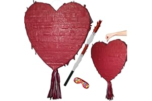 BOOGIE WOOGIE PINATAS Red Heart Pinata for Wedding, Engagement Prom or Birthday Party