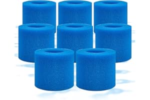 Hrozny Cartouche éponge filtre de piscine pour Bestway Taille 6 de type VI, Compatible avec filtre 58383
