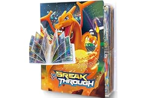 BSDPPT Album per raccogliere le Carte da Collezione di Giochi, 30 Pagine di Raccolta, Libro di Carte fino a 240 Carte Totali-KMH6