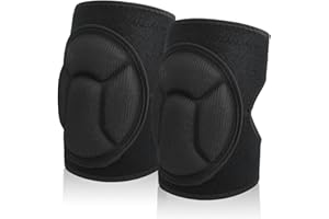 WINDFROMORT Ochraniacze na kolana – ochraniacze na kolana, pianka EVA i pianka, odporne na uderzenia i antypoślizgowe, z twardą skorupą, idealne do prac ogrodowych, na plac budowy, do prac domowych, uprawiania