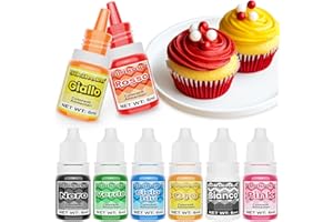 Coloranti Alimentari - Gikikoko 8 Colori Colorante Alimentare Gel, Altamente Coloranti Alimentare, Coloranti Alimentari Gel per Cuocere Torte Fondente Macarons Biscotti Glassa - 6ml