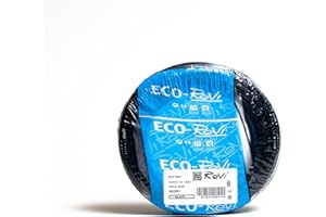REVI Cable FLEXIBLE LSZH (LIbre de Halógenos) H07Z1-K(AS) 1 x 1,5 mm² 50 m (Negro)