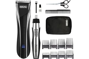 Wahl Ultimate Hair Clipper, Cordless Hair Clippers for Men, Ultimate Head Shaver, Nose Hair Trimmer for Men, Personal Trimmers, Trimmers for Nose Ear Eyebrow, Cordless, Home Haircutting