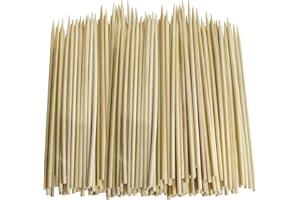 5STARWAREHOUSE 100 x SKEWERS IN BAMBOO (CARDED) Size 250mm