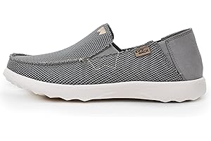 Kickback Couch 2.0 - Mens Loafers - Convertible Slip On Casual Men's Shoes - Canvas Uppers - Leather Lined Removable Insoles