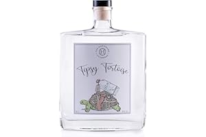 Tipsy Tortoise Gin - The Handmade Gin Company - Premium Craft Gin with apple, grapefruit and liquorice - 40% ABV 50cl