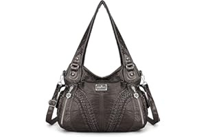 Angel Kiss Women's Handbag with Crossbody Strap Tote-Hobo, 13.84.711.8 inches
