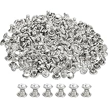 QUARKZMAN 100pz Rivetti In Strass Argento,Rivetti Pelle Borchie Cristallo Piedini Metallo Con Doppio Tappo Strass Perno Artigianali Per Borse Vestiti Scarpe Cinture Fai Da Te 6mm/0,24