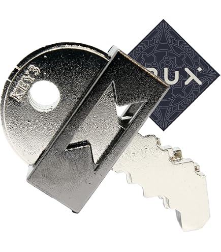 Hanayama Cast Love Puzzle - Gioco Rompicapo In Metallo - Livello 1/6 (Facile) - Sfida Per Principianti - Con Adesivo Crux