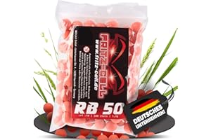 Fritz-Cell - Juego de 100 Balas de Goma RB Cal.50, Color Naranja, compatibles con T4E HDR50 / HDP5