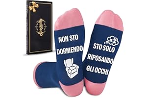 Merclix Regalo Donna/Amica/Nonna/Colleghe/Mamma/Fidanzata/Moglie/Sorelle Calzini Donna Divertenti Compleanno Regali Natale Idee