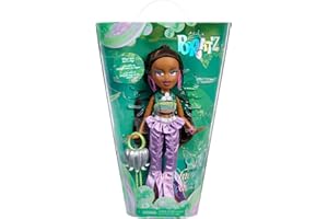 Bratz Fashion Pixiez Sasha - Kolekcjonerska Lalka Fantasy z Prawdziwymi Ubraniami i Akcesoriami, Skrzydła Zmieniają się w Pierścionek