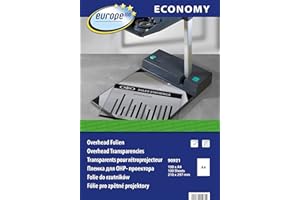 AVERY ZWECKFORM europe100 90921 Pack de 100 transparents pour rétroprojecteur, imprimante laser ou photocopieuse Transparent Format A4