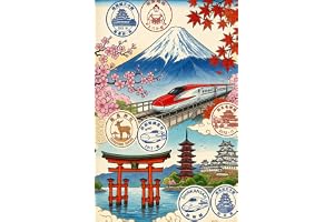 JAPAN EKI STAMP BOOK: The Ultimate Traveler's Collection: A Portable Collection Journal for Japanese Train Station and Temple