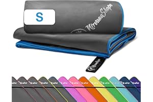 NirvanaShape Serviette Microfibre 60 x 40 cm, Serviette de Voyage légère et compacte - Serviette Microfibre pour Le Voyage, Les Vacances, Le Fitness - sans Pochette ni Sac d'emballage