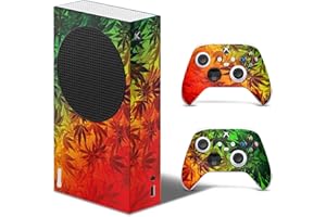giZmoZ n gadgetZ GNG Weed Skins Compatible with Xbox Series S Console Decal Vinal Sticker + 2 Controller Set