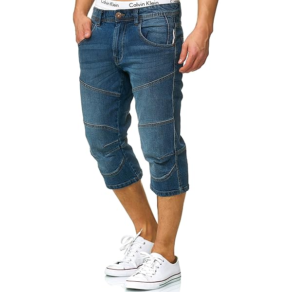 Indicode Heren INStevie Cargo Shorts | 3/4 Cargobroek met 6 zakken Army S